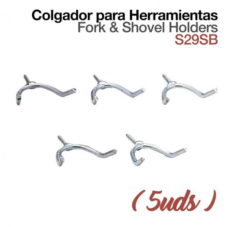 COLGADOR PARA HERRAMIENTAS (5uds) S29SB