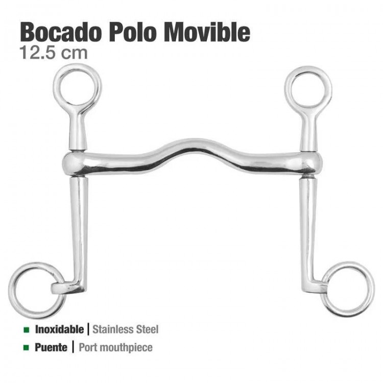 BOCADO POLO MOVIBLE INOX ECONÓMICO