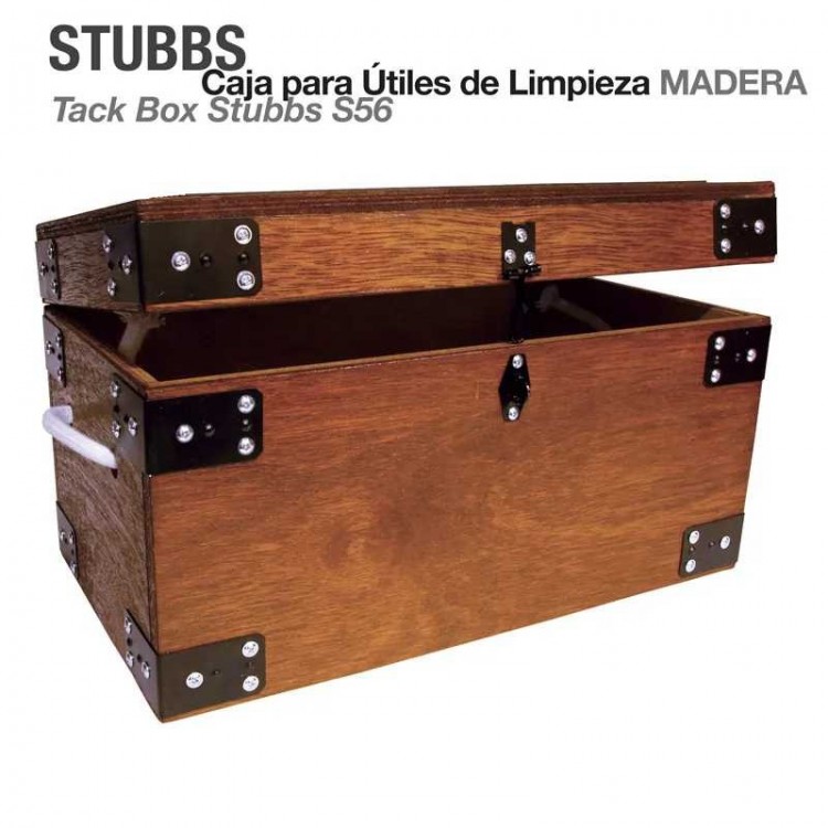 CAJA PARA ÚTILES DE LIMPIEZA MADERA STUBBS S56