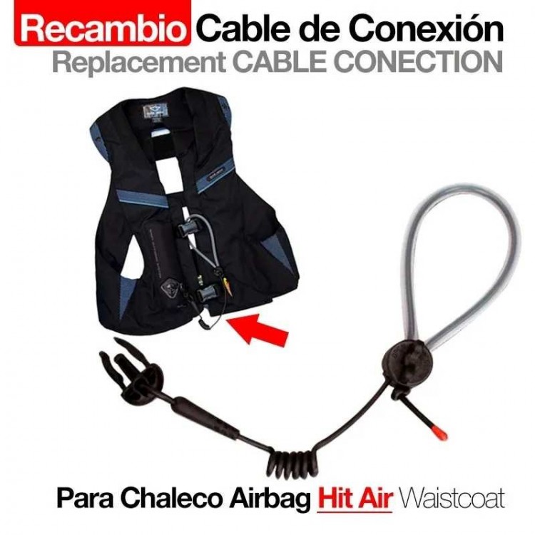 CHALECO AIRBAG HIT AIR cable de conexión