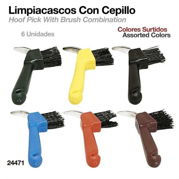 LIMPIACASCOS CON CEPILLO  24471  6uds