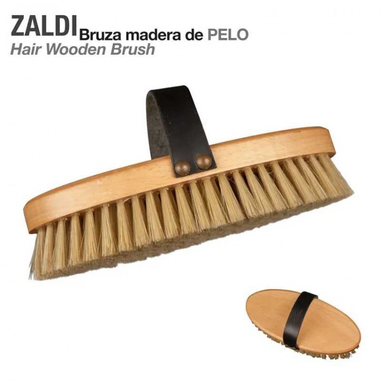 BRUZA ZALDI MADERA DE PELO