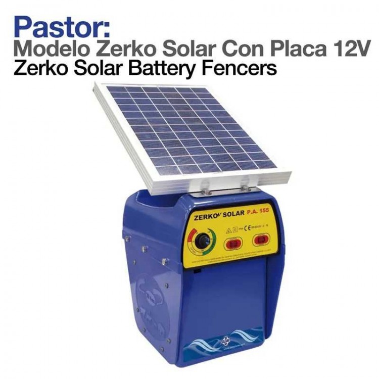 PASTOR: MODELO ZERKO SOLAR CON PLACA 12V