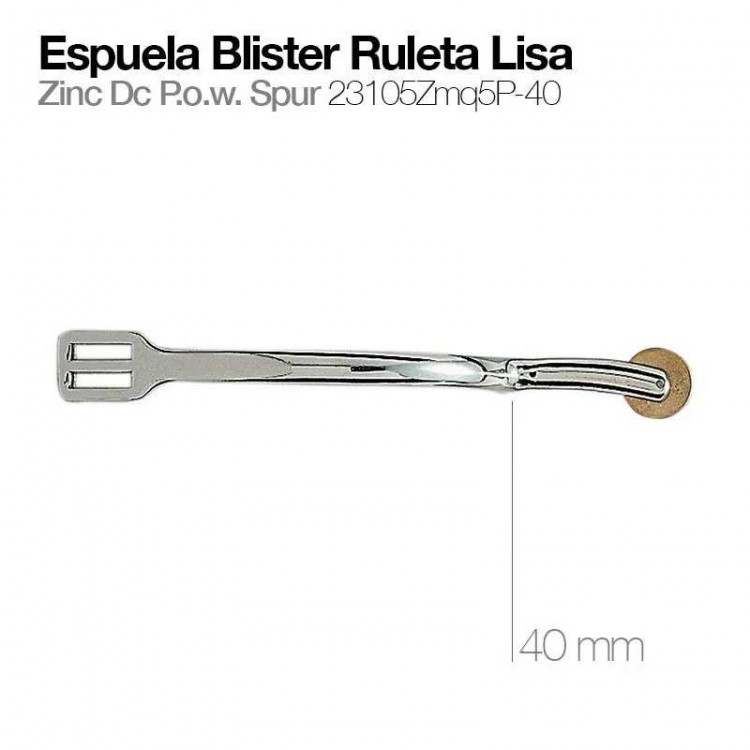 ESPUELA BLISTER RULETA LISA 23105ZMQ5P-40