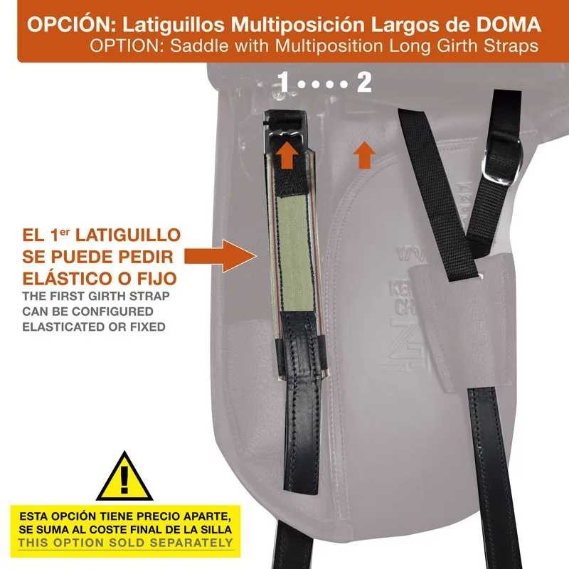 SILLA CON LATIGUILLOS MULTIPOSICIÓN LARGOS DOMA