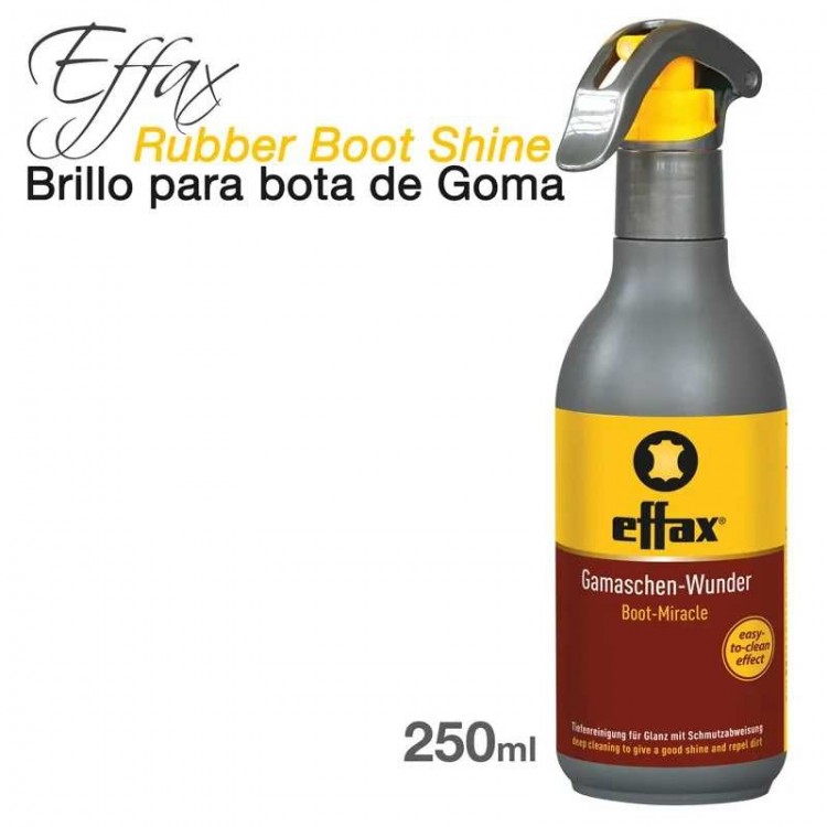 EFFAX BRILLO PARA BOTA DE GOMA BOOT SHINE 125ml