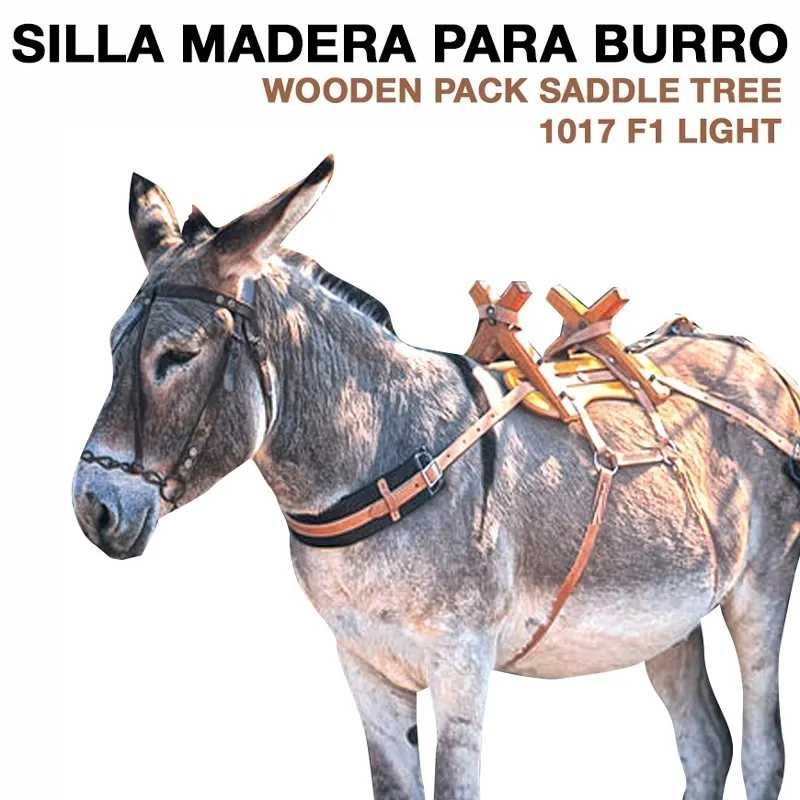 SILLA MADERA PARA BURRO