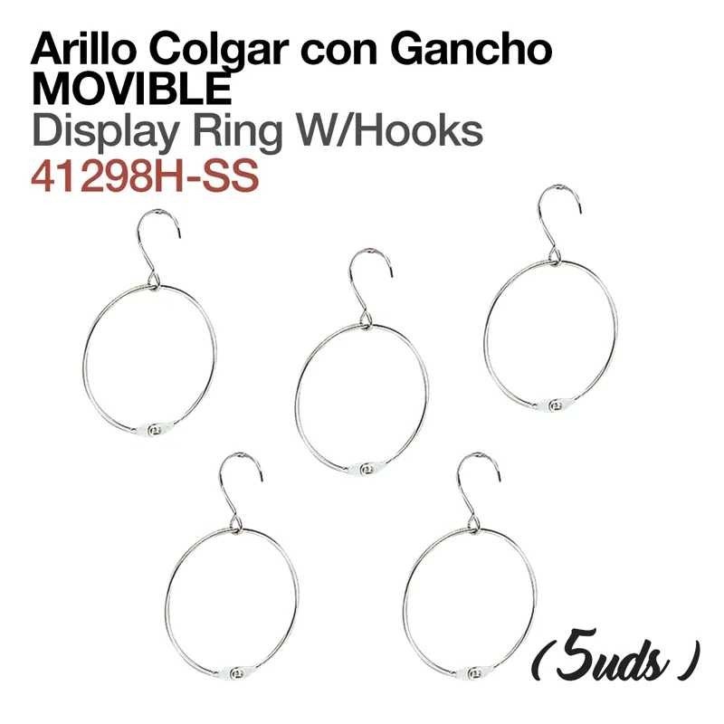 ARILLO COLGAR CON GANCHO MOVIBLE 41298H  (5 UDS)