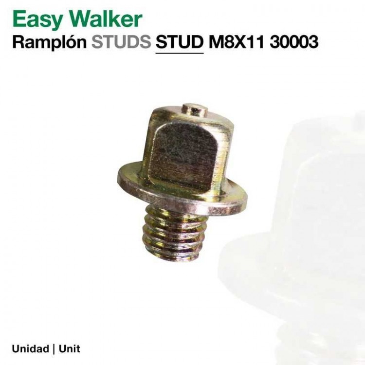 EASY WALKER: RAMPLÓN STUDS M8X11 30003(ud)