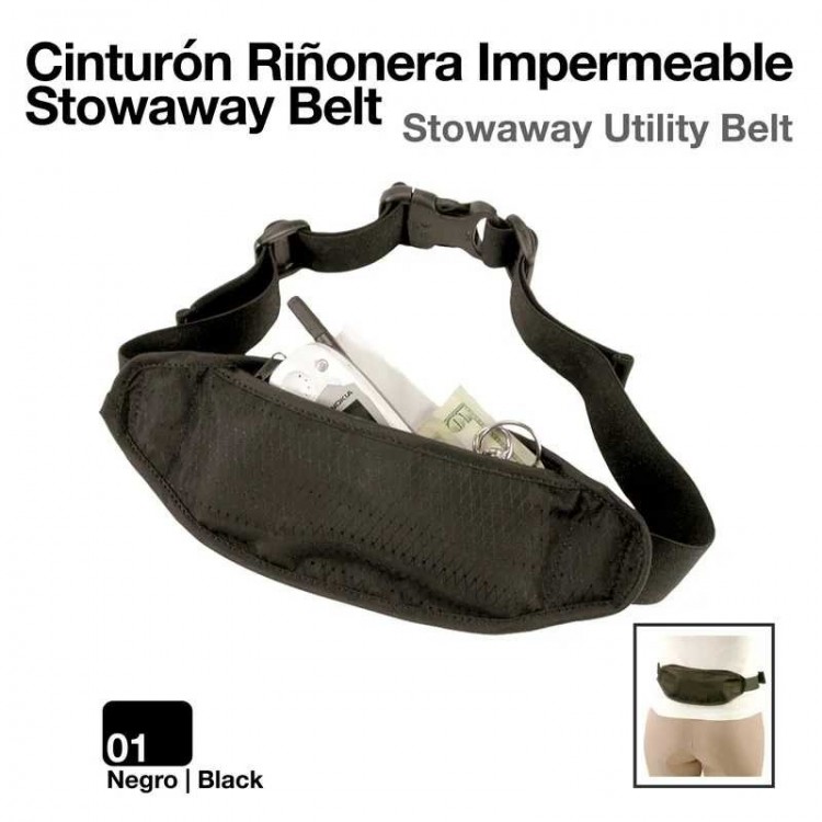 CINTURÓN RIÑONERA IMPERMEABLE STOWAWAY BELT