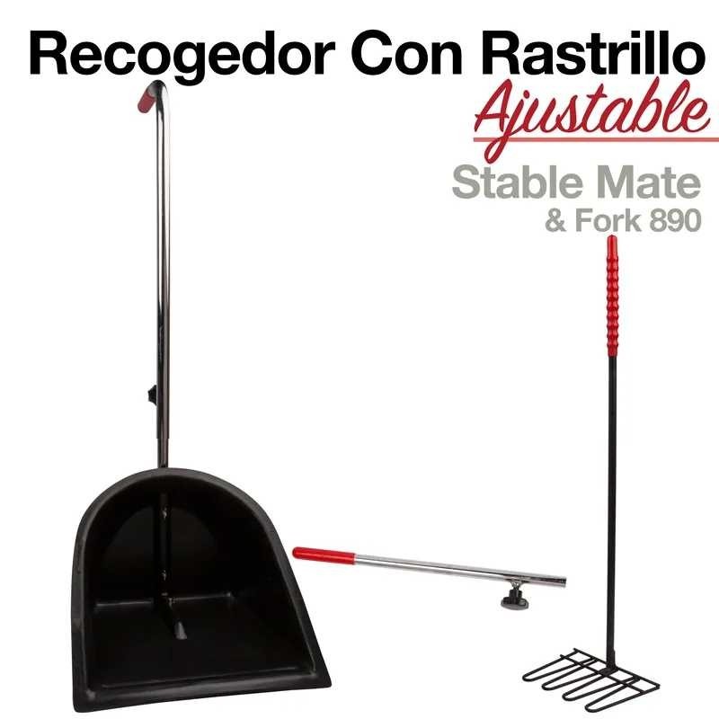 RECOGEDOR CON RASTRILLO AJUSTABLE 890