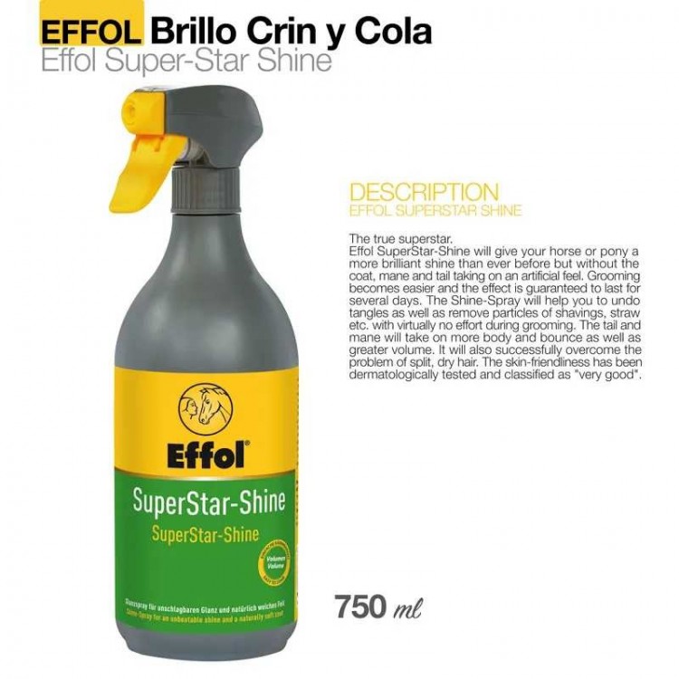 EFFOL BRILLO CRIN Y COLA SUPER STAR 750ml