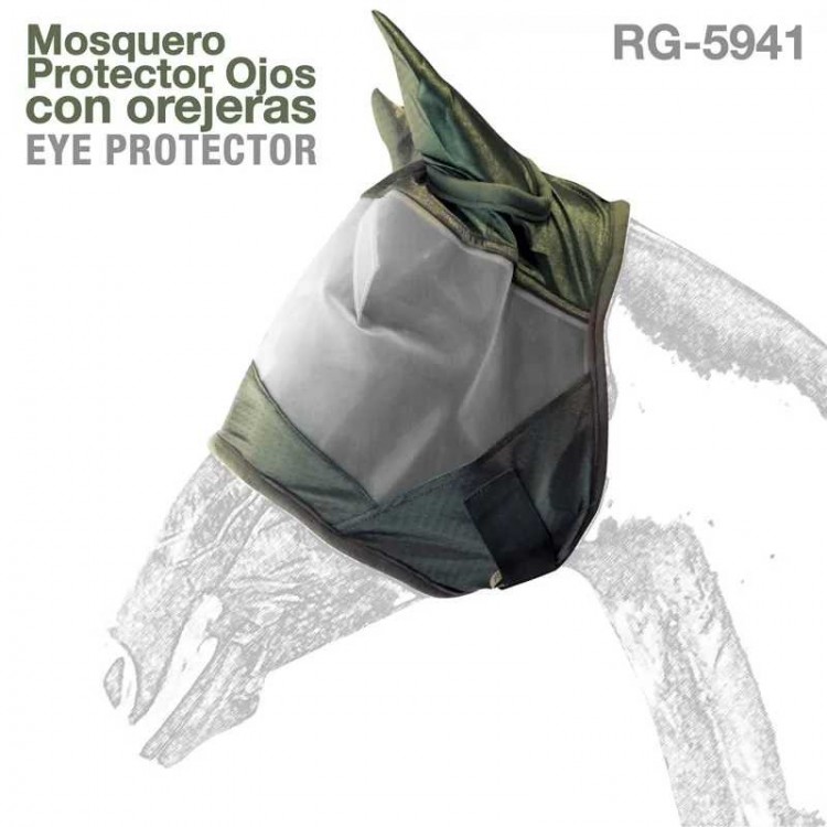 MOSQUERO PARA CABALLO CON OREJERAS RG-5941