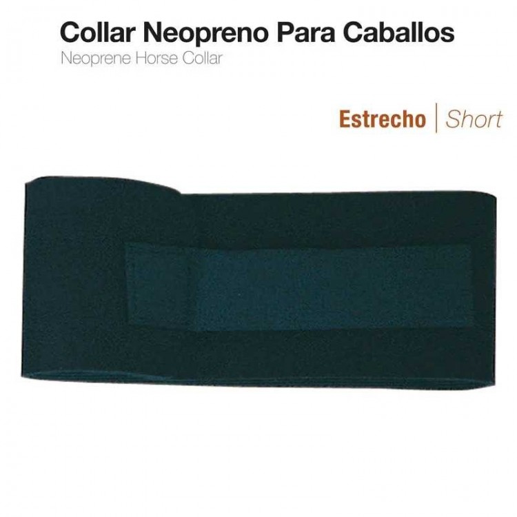 COLLAR NEOPRENO CABALLO ESTRECHO 4910N-K