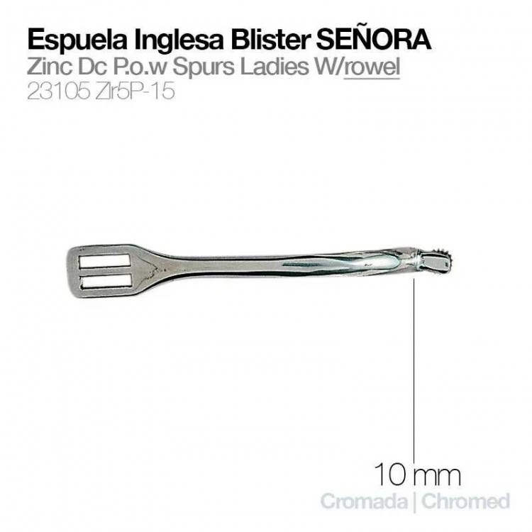 ESPUELA INGLESA BLISTER SEÑORA 23105-ZLR5P-10