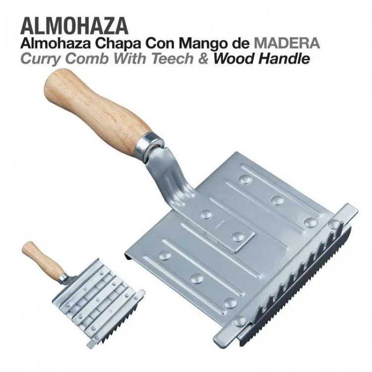 ALMOHAZA CHAPA CON MANGO MADERA TH-5026-1