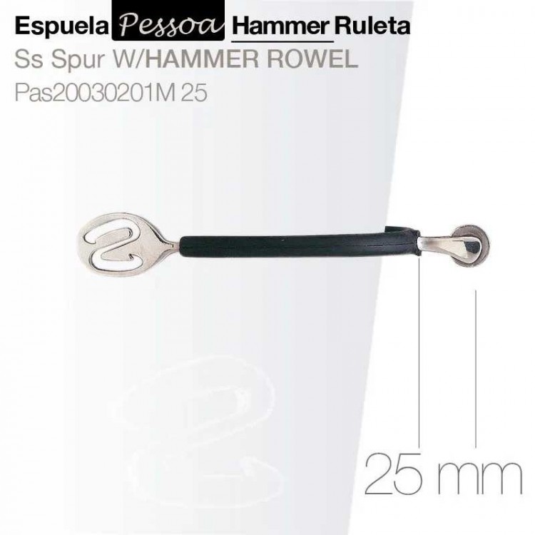 ESPUELA PESSOA HAMMER RULETA PAS20030201M 25mm