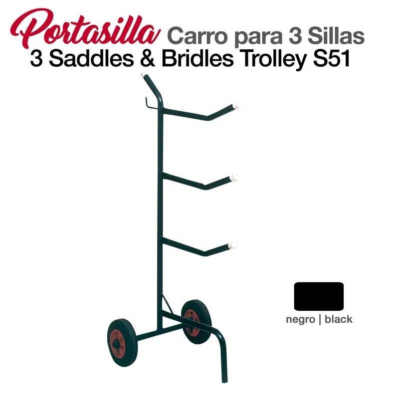 PORTASILLA CARRO PARA 3 SILLAS S51