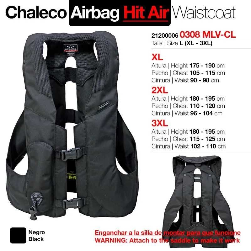 CHALECO AIRBAG. HIT AIR MLV-CL TALLA:L (XL-3XL)