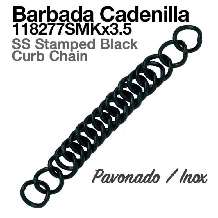 BARBADA CADENILLA PAVONADO/INOX. 118277SMKx3.5