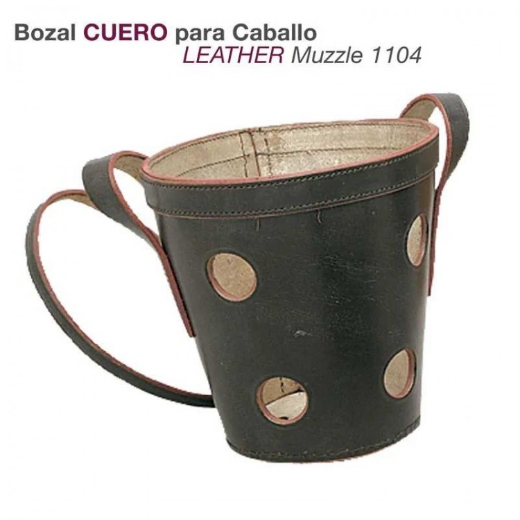 BOZAL CUERO PARA CABALLO