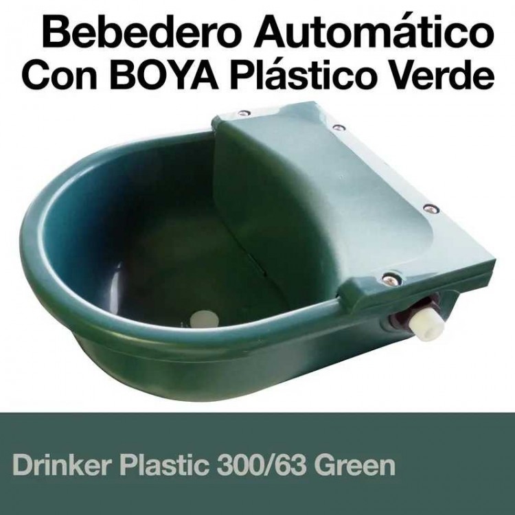 BEBEDERO AUTOMÁTICO 300/63 CON BOYA PLÁSTICO VERDE