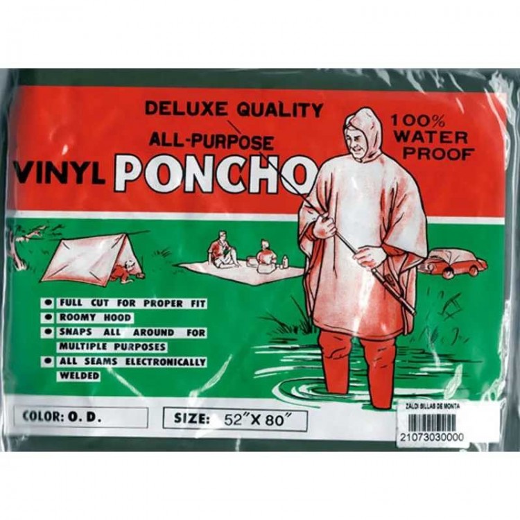 PONCHO NYLON PARA LLUVIA TP-6001-0D