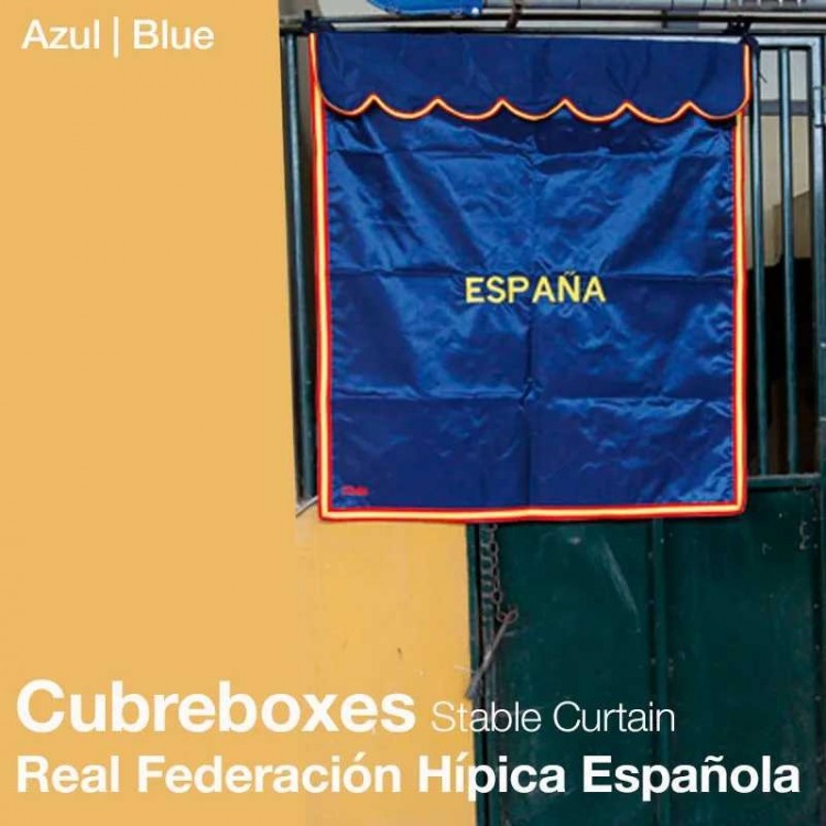 CUBREBOXES REAL FEDERACIÓN HÍPICA ESPAÑOLA AZUL