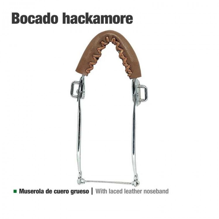 BOCADO HACKAMORE CUERO GRUESO 25112