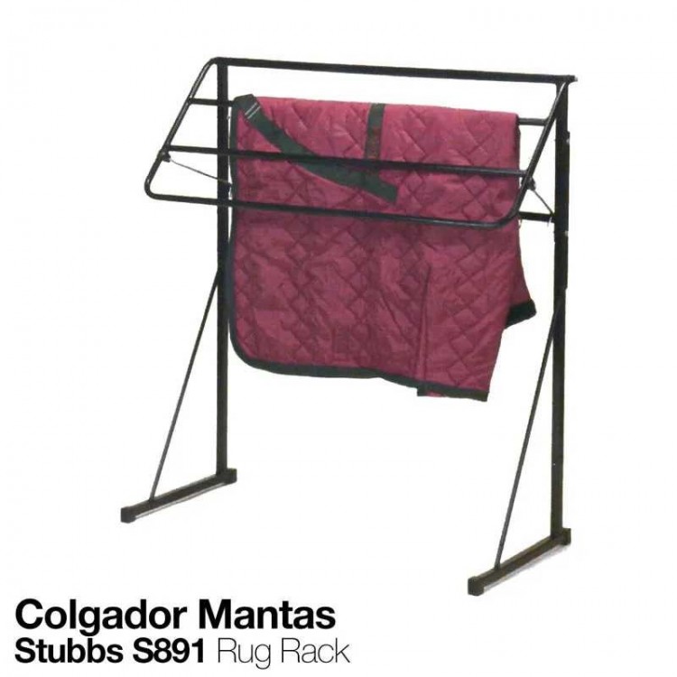 COLGADOR PARA MANTAS STUBBS S891 NEGRO