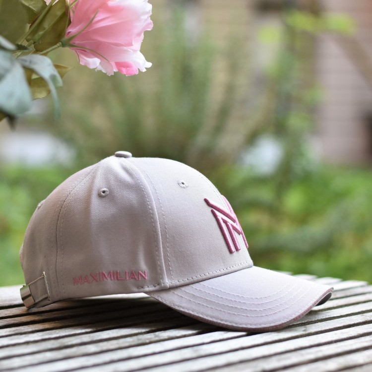 Gorra Gris/Rosa