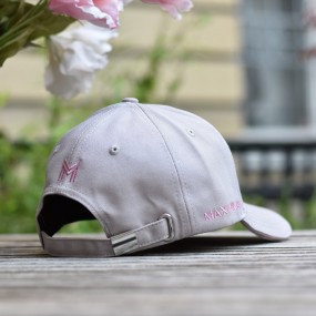 Gorra Gris/Rosa