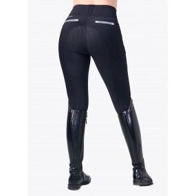 Tech Leggins Full Seat (Azul/Plata)