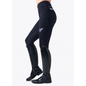 Tech Leggins Full Seat (Azul/Plata)