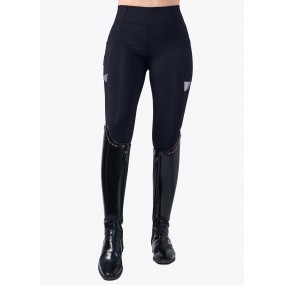 Tech Leggins Full Seat (Azul/Plata)