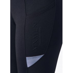 Tech Leggins Full Seat (Azul/Plata)