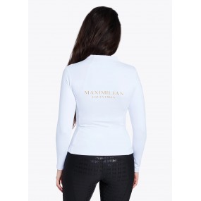 Long Sleeve Base Layer (White/Gold)