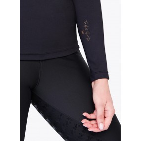 Long Sleeve Base Layer (Black/Gold)