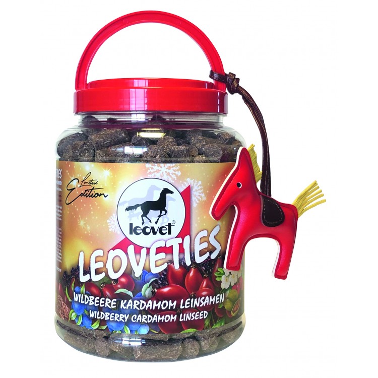 Edición limitada de las populares golosinas para caballo LEOVETIES de LEOVET.