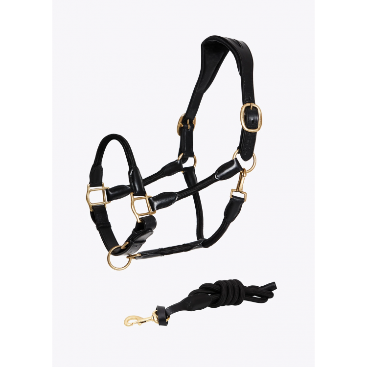 Anatomic Rope Leather Halter + Lead Rope