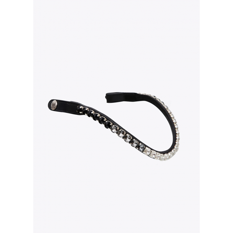 EasyClick Crystal Browband (Black Ombre)