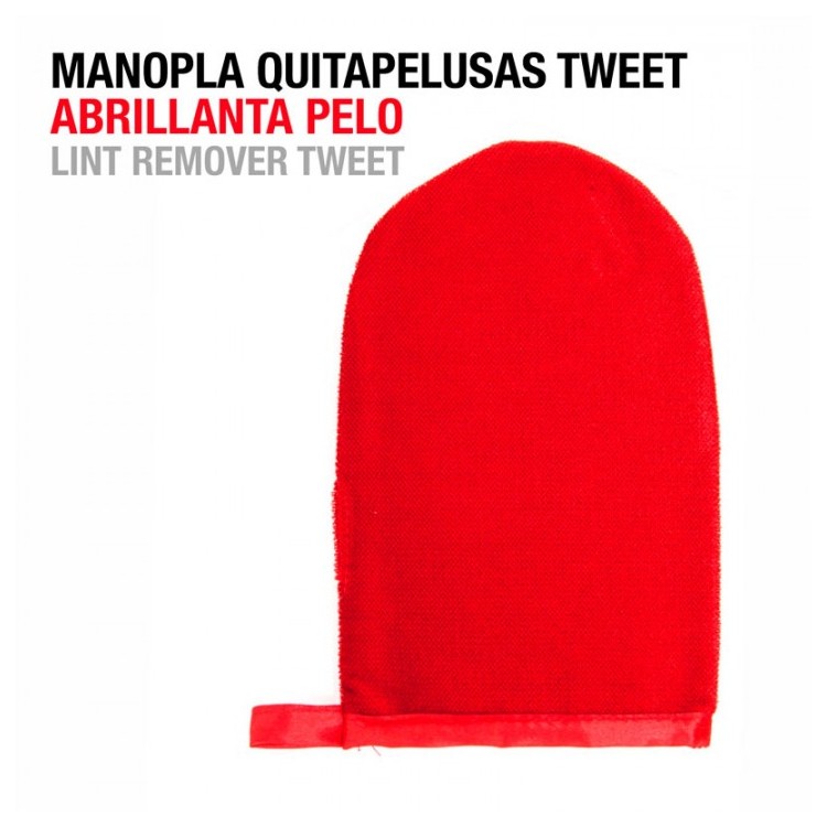 MANOPLA QUITAPELUSAS TWEET ABRILLANTA PELO