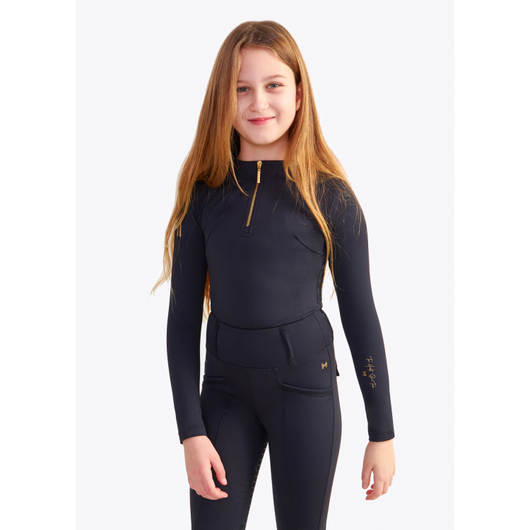 YR Long Sleeve Base Layer Niños (Negro)