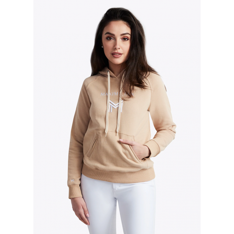 EMBLEM SUDADERA (Beige/Blanco)