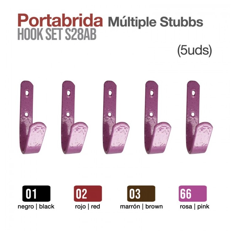 PORTABRIDA MÚLTIPLE STUBBS S28AB 5UDS