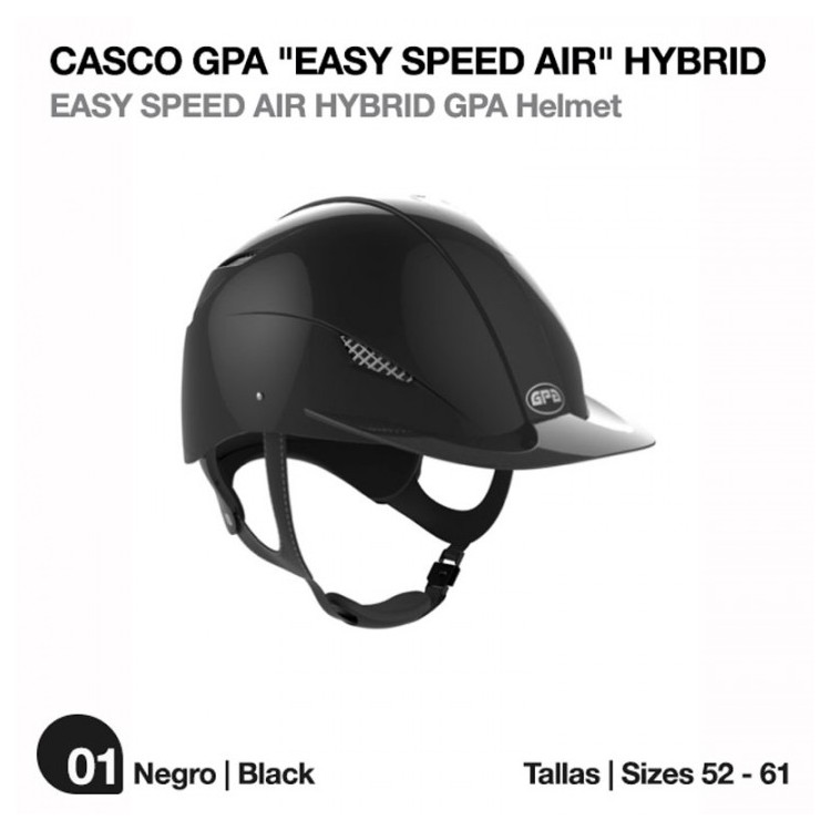 CASCO GPA "EASY SPEED AIR" HYBRID NEGRO MATE