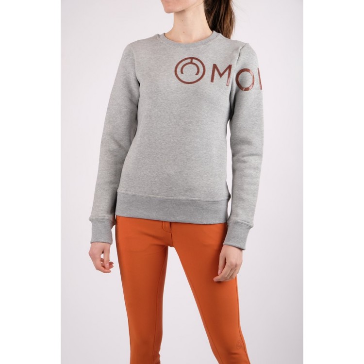 Rachel Sweatshirt Gold Logo - Grey