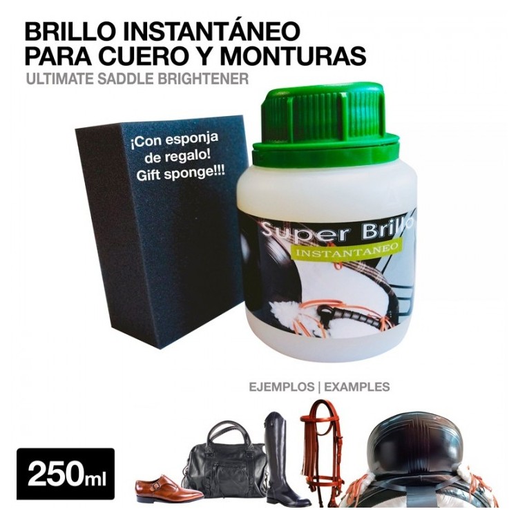 BRILLO INSTANTANEO PARA CUERO Y MONTURAS