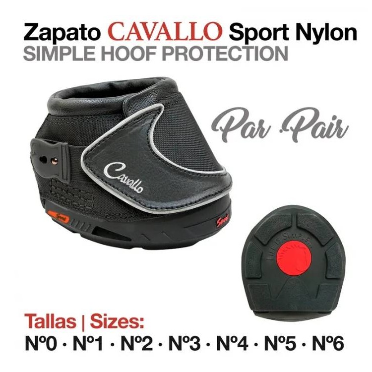 ZAPATO CAVALLO SPORT NYLON PAR NEGRO