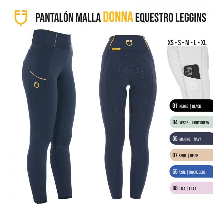 PANTALÓN MALLA DONNA EQUESTRO LEGGINGS